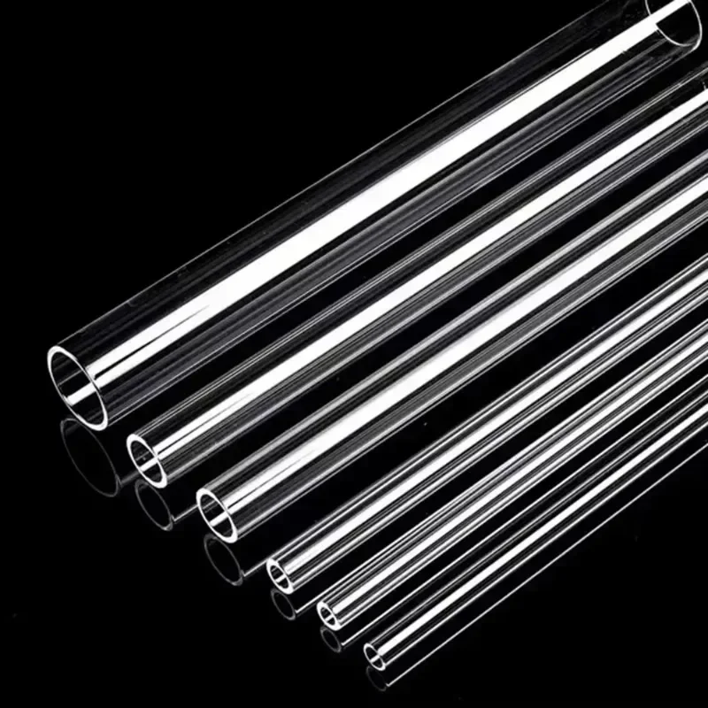 SAIDKOCC High Temperature Resistance OD10*ID6mm Transparent Quartz Tube Quartz Glass Capillary Tube