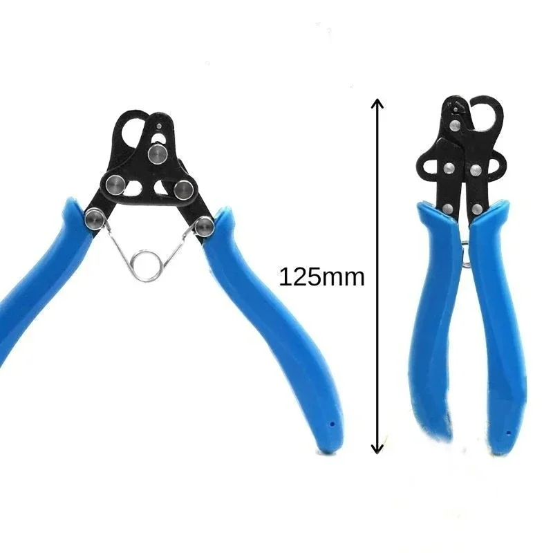 سلك المتداول ذو طيات C حلقة ذو طيات 1.5 مللي متر 2.25 مللي متر 3 مللي متر سلك جولة الأنف لف مجوهرات إصلاح DIY بها بنفسك صنع الأقراط أساور القلائد