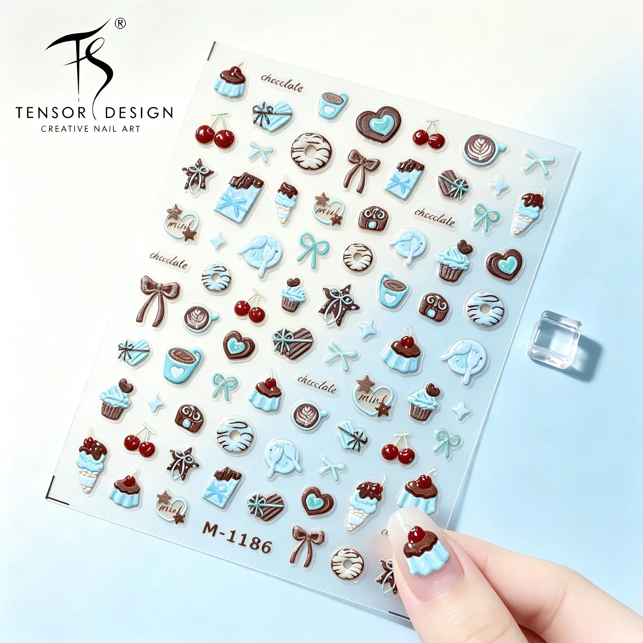 ملصقات أظافر تينسر نيل بتصميما - مراجعة Nail Art Elegan وسعره