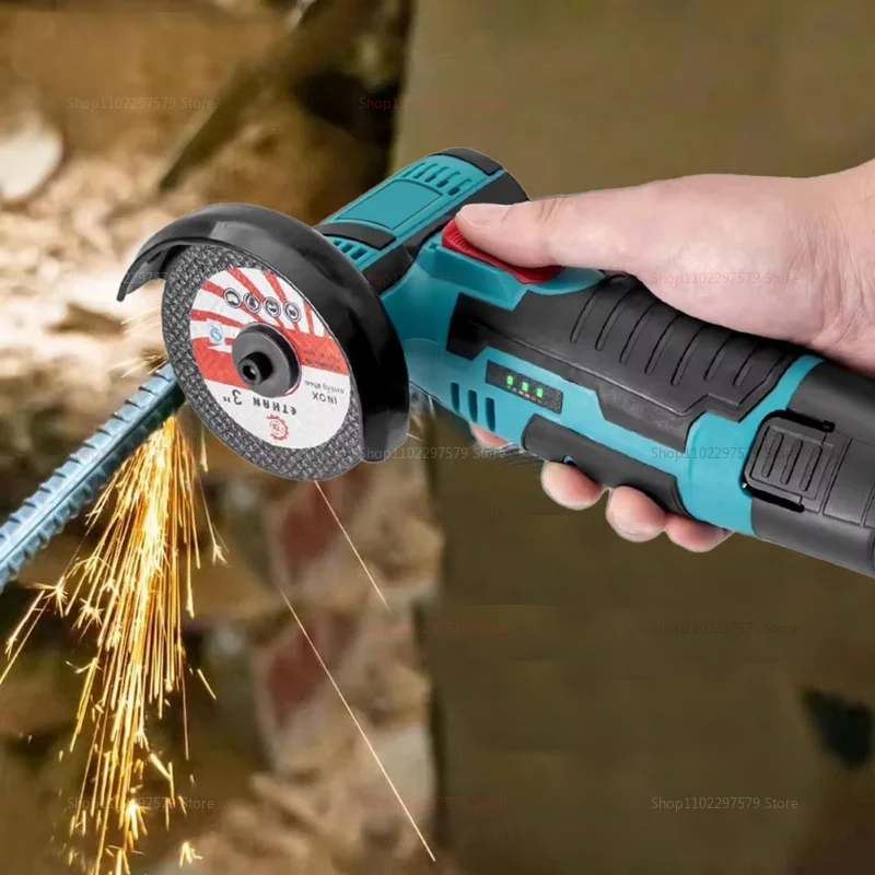 Polisher Cutting Tool for DIY Home Renovation and Metal WoodWORK 12V Cordless Angle Grinder Brush Cutter Portable