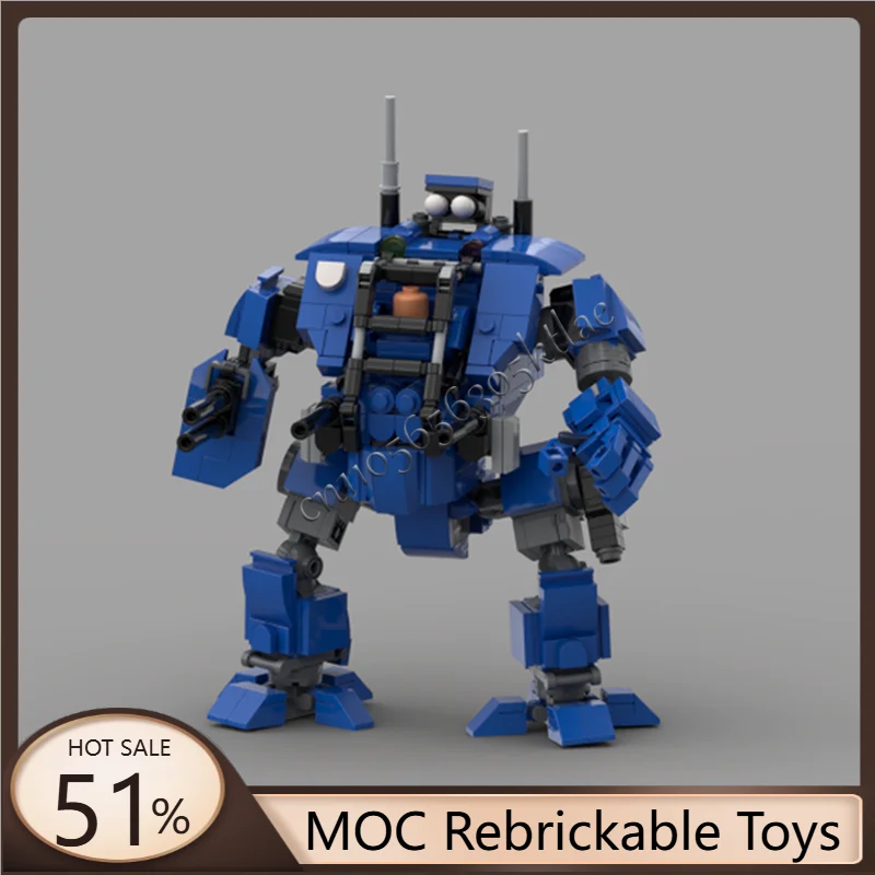 

Hot 579 Parts MOC Space Marines Tactical Warsuit Building Blocks Model Children DIY Assembly Display Toy Festival Surprise Gift