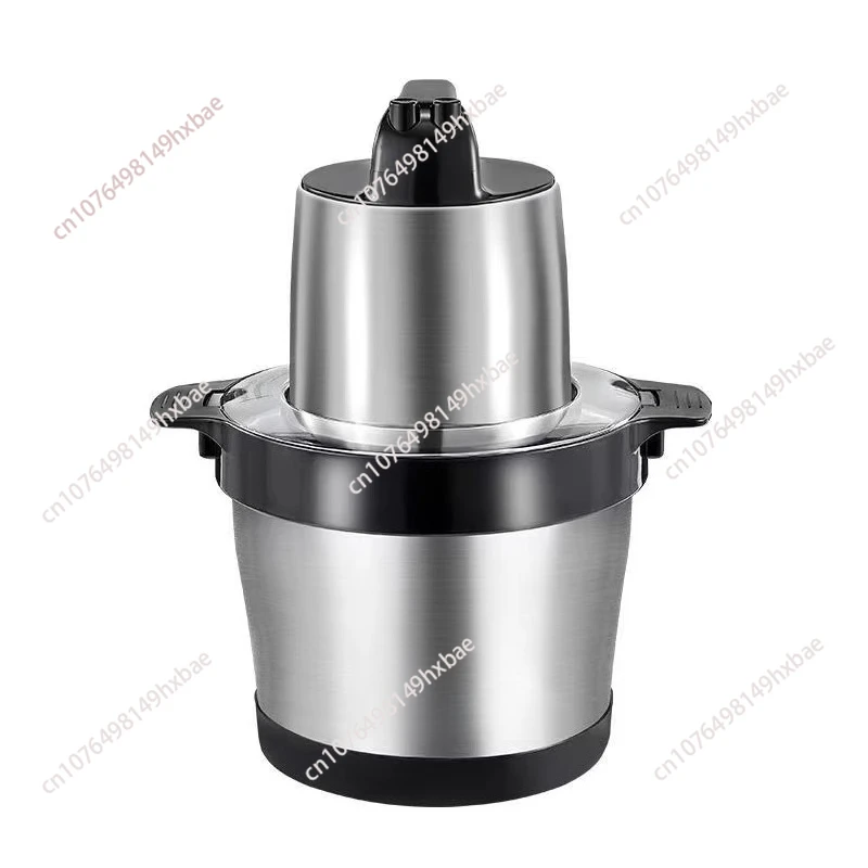 

6 liter electric meat grinder commercial large capacity vegetable garlic mixing electric stainless steel meat machine