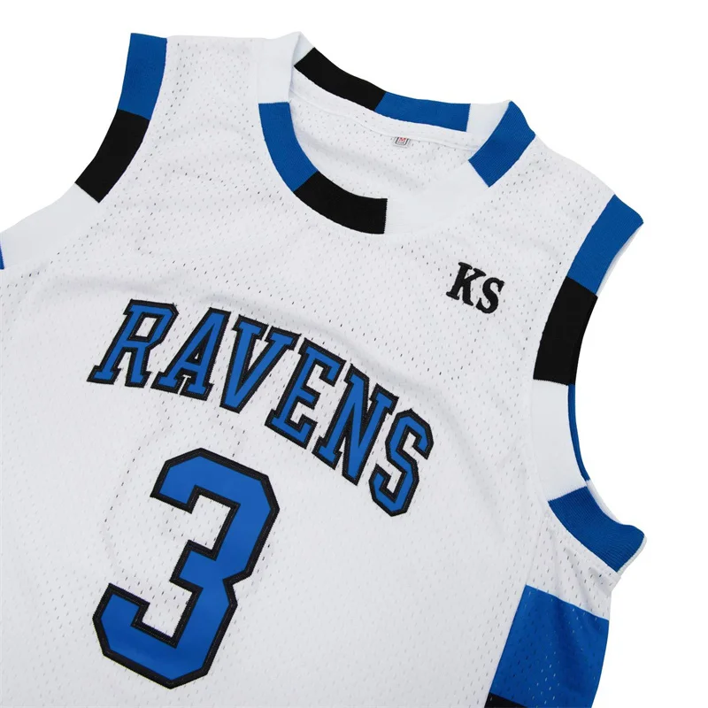 เสื้อกีฬา JERSEY Basket One Tree Hill SCOTT #23 ravens #3ลายปักโลโก้