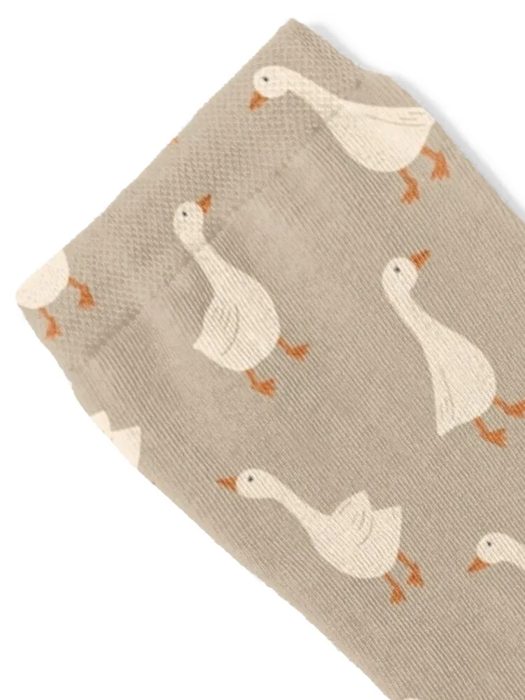 Gaggle of Geese - Neutrals Socks men cotton high quality cool Lots new year Ladies Socks Men's