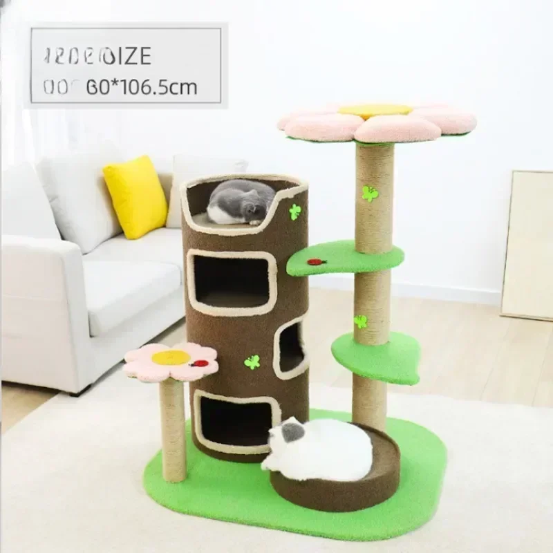 Cat Tower Tree Scratchboard Cat House Toy Cat Climbing Tree Scratcher