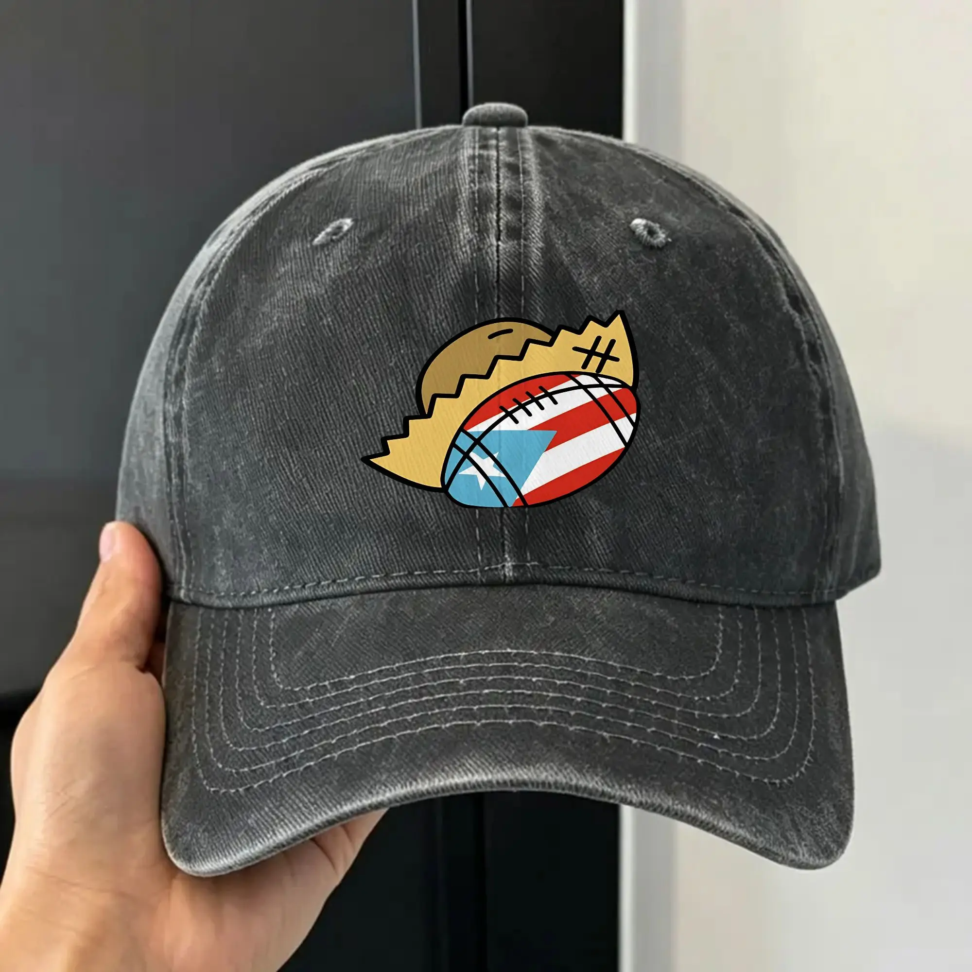 Puerto Rico Football Pava Hat Boricua Benito DTMF Era  Bads Bunnys Sun Baseball Cap  Men Trucker Hat Summer Snapback Cap