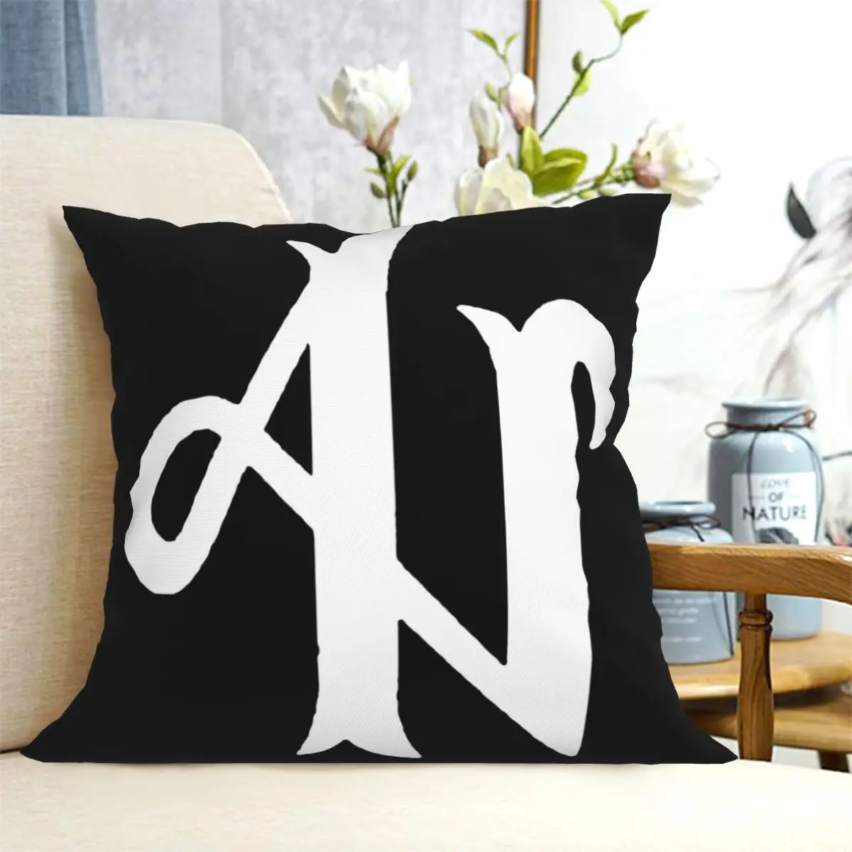 Camiseta Negra Adexe Y Nau Cushion Soft Printed Decoration Men Women Sofa Cushion Cover Home Throw Pillow Cover