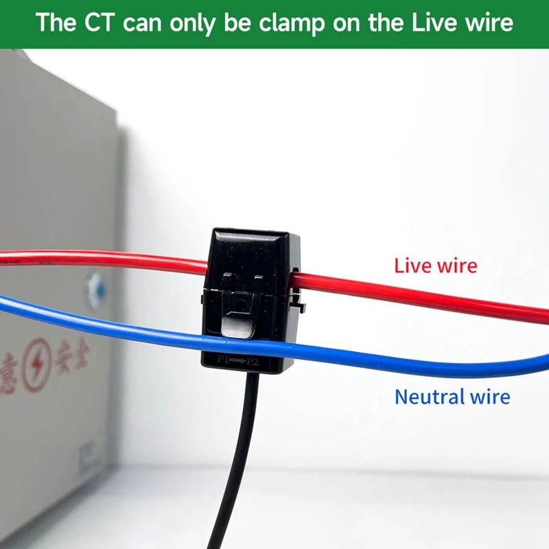 Tuya Smart Life 3 Phase WiFi Energy KWH Meter 120A Power Clamp Current Transformer App Monitor and Record Consumption-A63M view 4