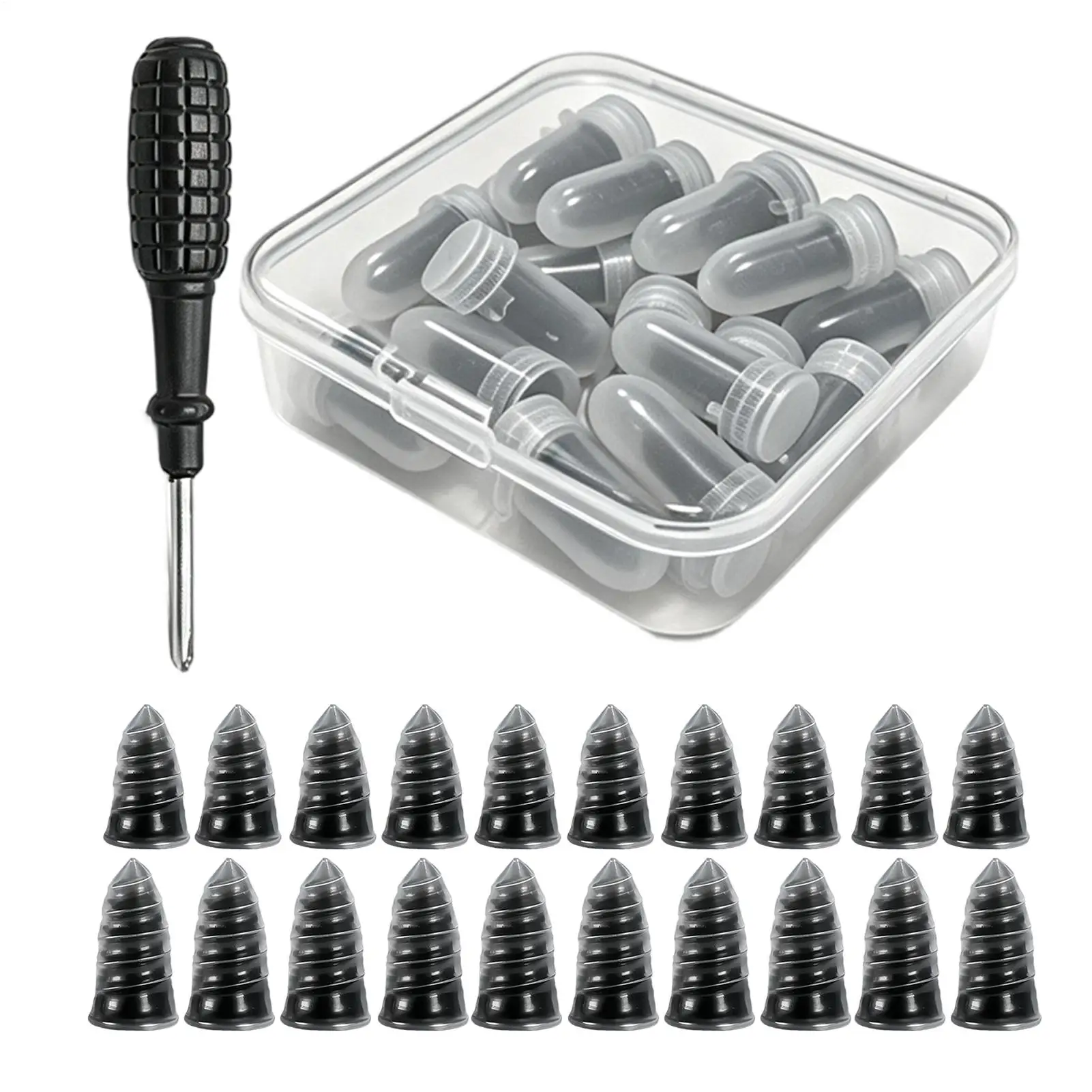 Tire Plug Kit Multi-size Fast Portable Professional Tire Puncture Repair Kit Screws For Vehicle Automotive Garage Highway