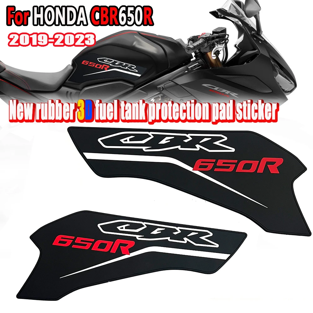 

For HONDA CBR650R CBR 650R 2019 2020 2021 2022 2023 Motorcycle New Rubber Anti slip Pad Fuel Tank Protection Sticker