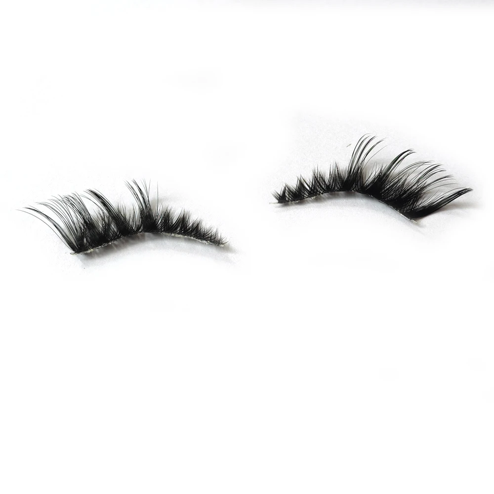 3 ペア 3D ふわふわまつげうっすら長い厚いドラマチックな外観ステージメイクパーティーまつげ手作り化粧品ツール