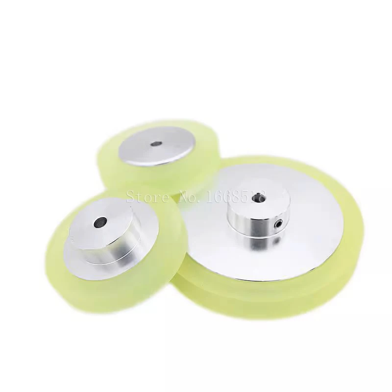 Aluminum Silicone  E6B2 OVW2 E40S6 Encoder Wheel Meter Measuring Wheel for Rotary Encoder Silicon rubber wheel of rotary