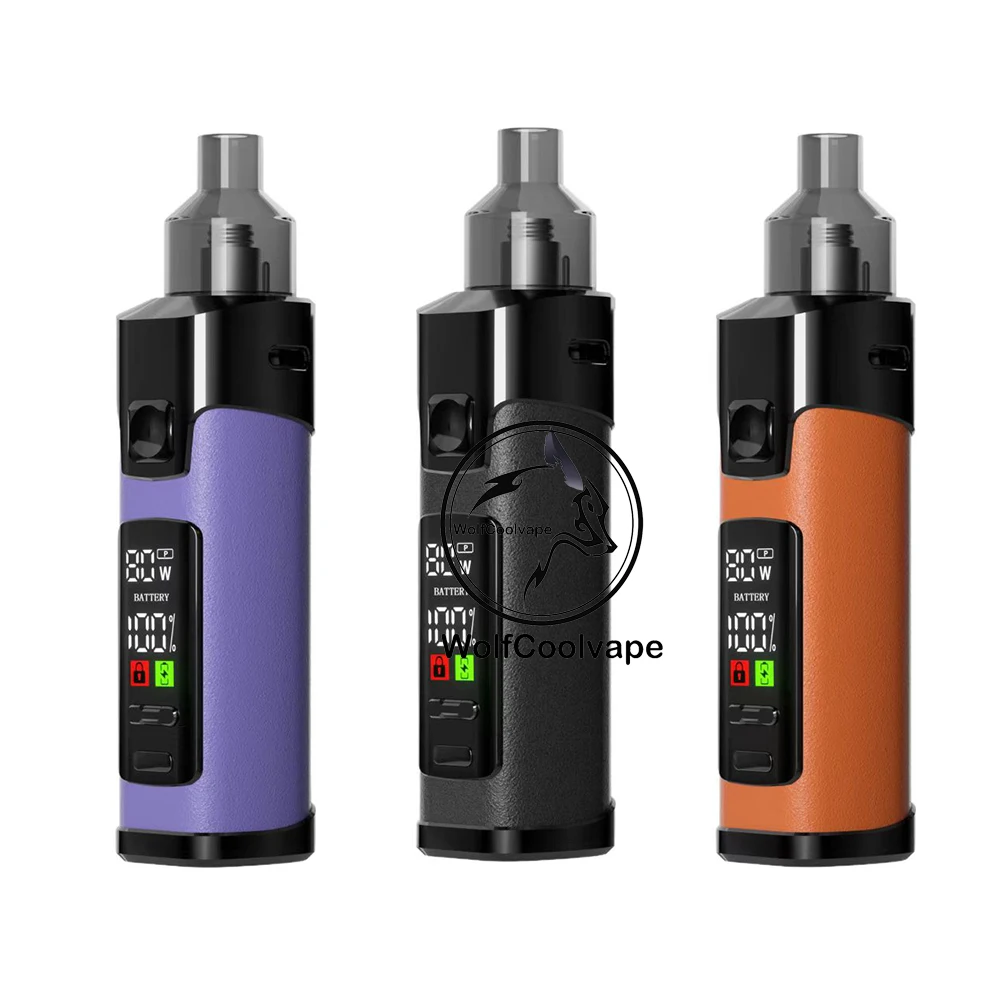 Wolfcoolvape vape Vape 5-80W 0.3ohm 1800mah 2ml Box Mods Vape Mods and Box Mods vape mod for vape mods - gallery image 2