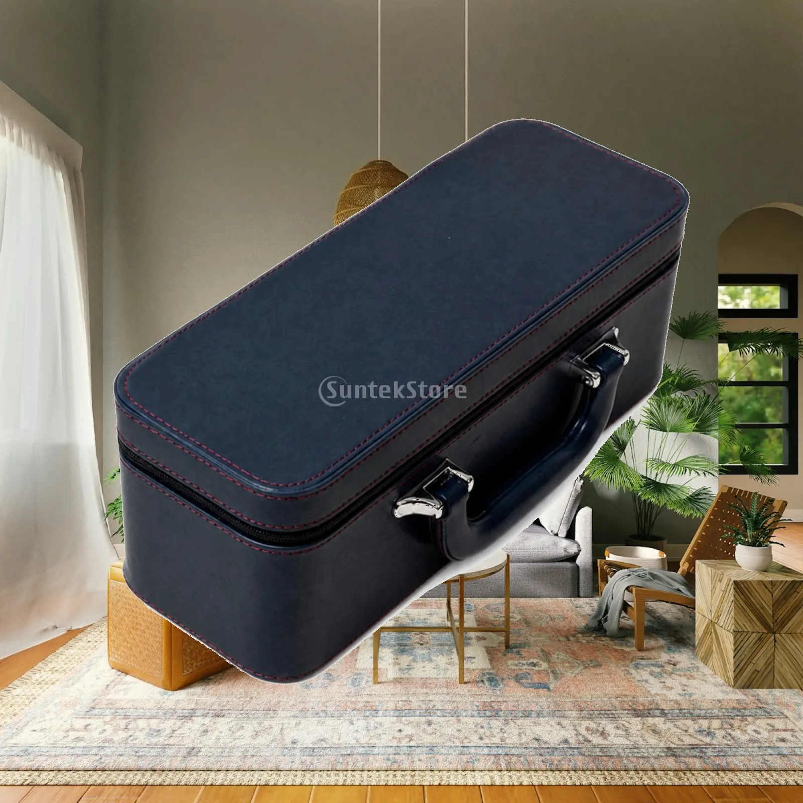 Bracelet Storage Box Travel-Friendly Bracelet Organizer Box Bangle Display Case with Slots Hard Jewelry Case with Slots Compact