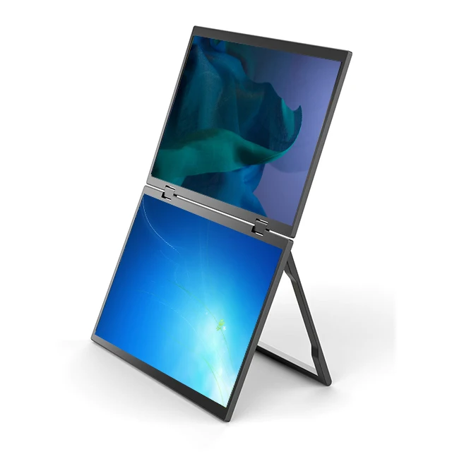 

Factory 15.6 Inch FHD IPS Panel Laptop Extender Screen Double Triple Display Pc Black Color Portable
