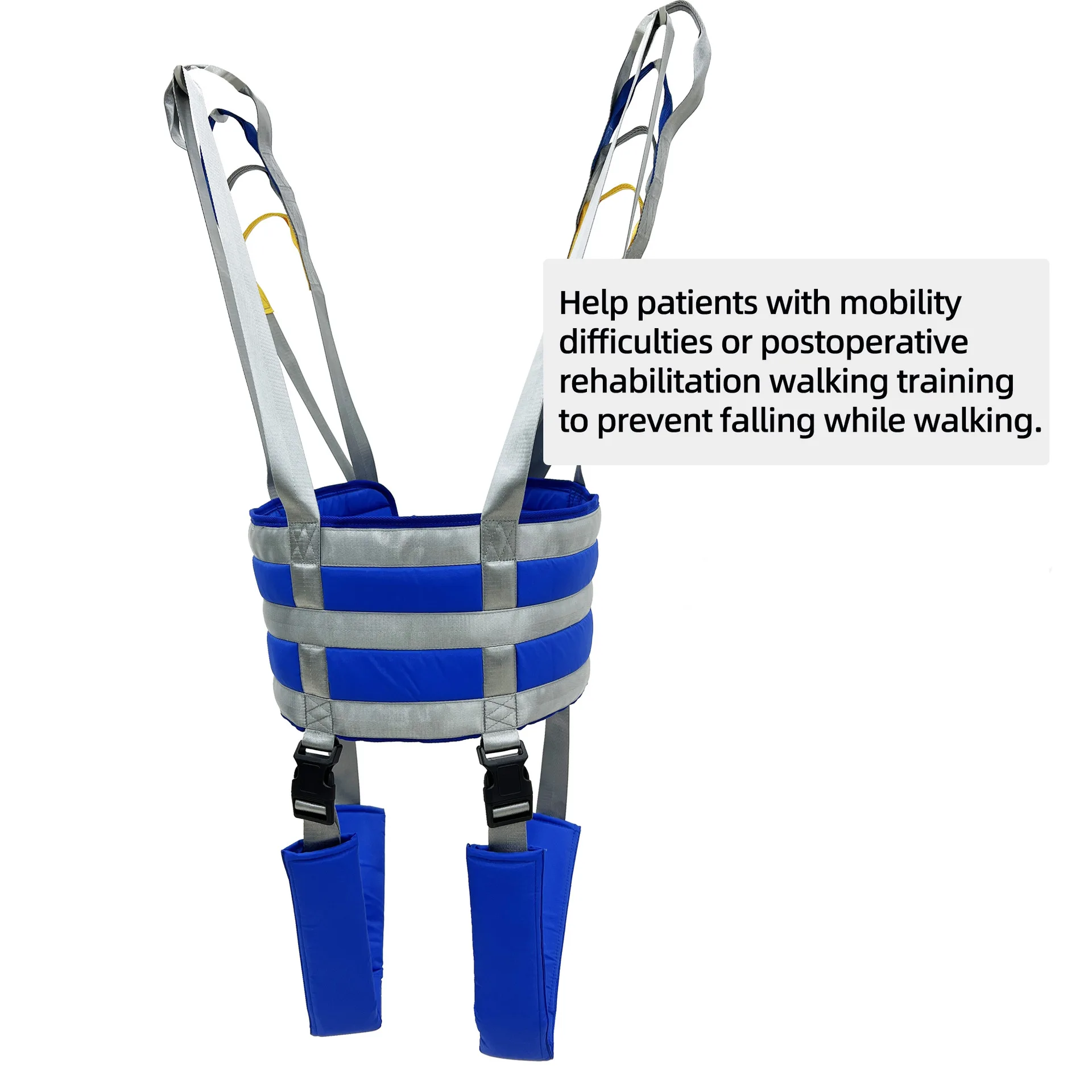Gait Training & Walking Assist Sling for Patient Lift – Rehab Transfer Belt with Leg Straps, Mobility Aid for Disabled & Elderly