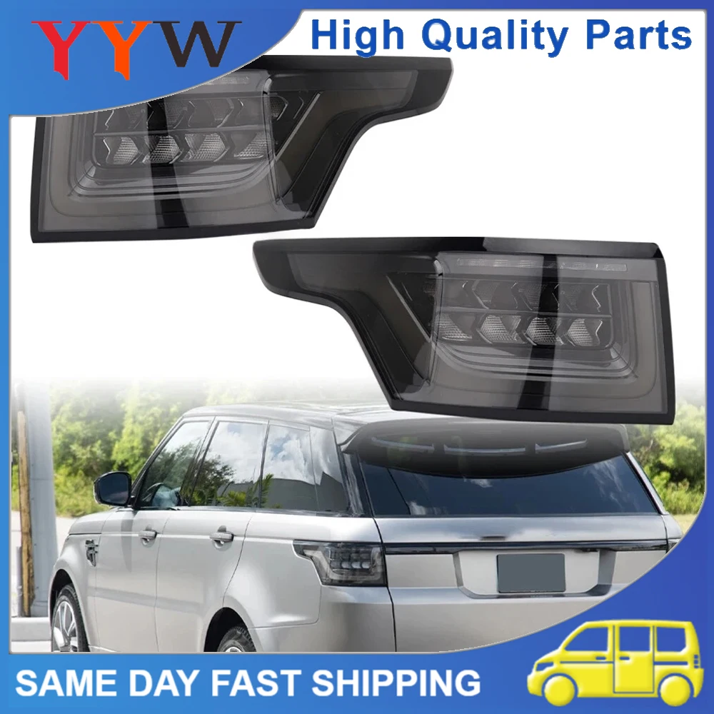 

1Pair New Quality Car Smoked LED Tail Light Lamp For Land Rover Range Rover Sport 2014-2022 Left Right Turn Signals Tail Light