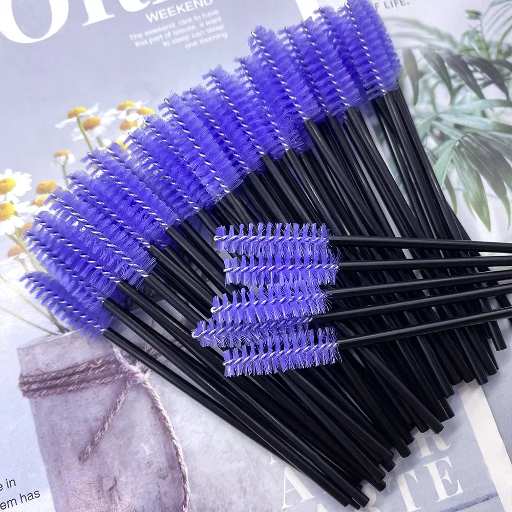 Baguettes de Mascara jetables, brosses à sourcils et à cils, applicateur pour Extension de cils, fournitures, outil de maquillage, 500 pièces