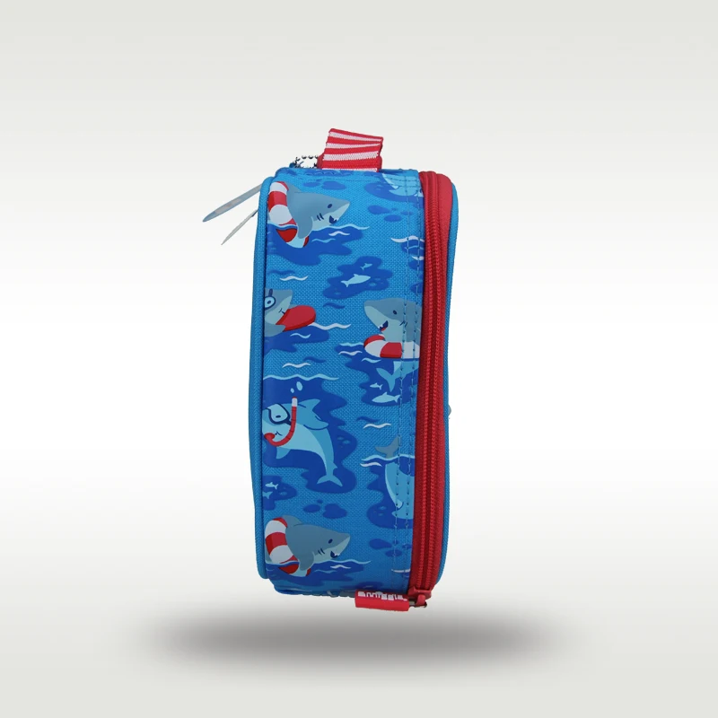 Australia Smiggle hot-selling original children's lunch bag handbag red and blue shark fruit outdoor thermal insulation bag