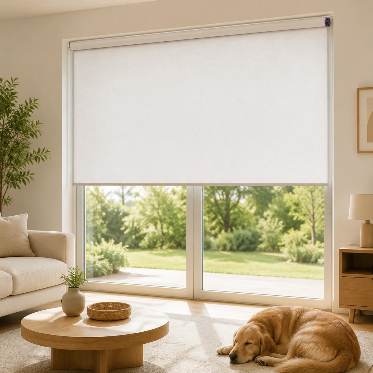 Healthy Home Roller Blinds. Non-toxic eco fabric. Formaldehyde-free & odorless. Colorless safe. Anti-static, dustproof. UV prote
