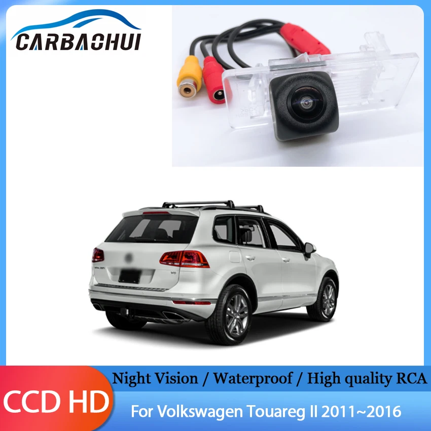 170 Degree 1280x720P HD Vehicle Rear View Camera High quality RCA For Volkswagen Touareg II 2011 2012 2013 2014 2015 2016 Car