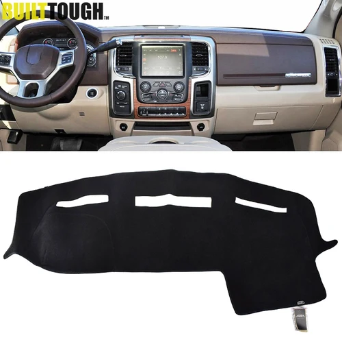 Imagen 1 del producto Ajuste para Dodge Ram 1500 2500 3500 2010 2011 2012 2013-2018 Dashmat Dash Mat tablero cubierta almohadilla parasol tablero cubierta alfombra