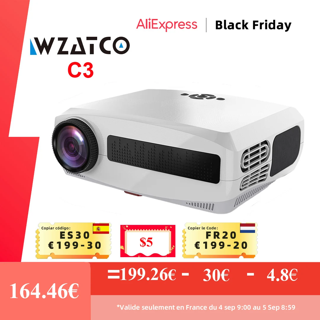 C3 LED Android Projector 1080P WIFI