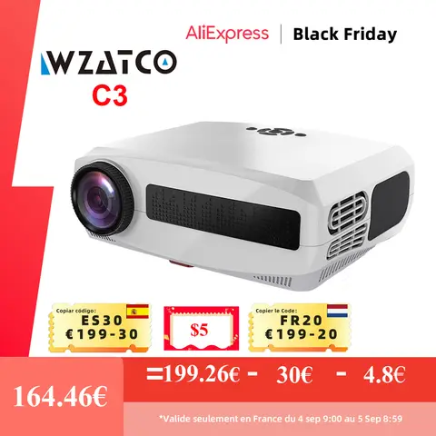C3 LED Android Projector 1080P WIFI WZATCO