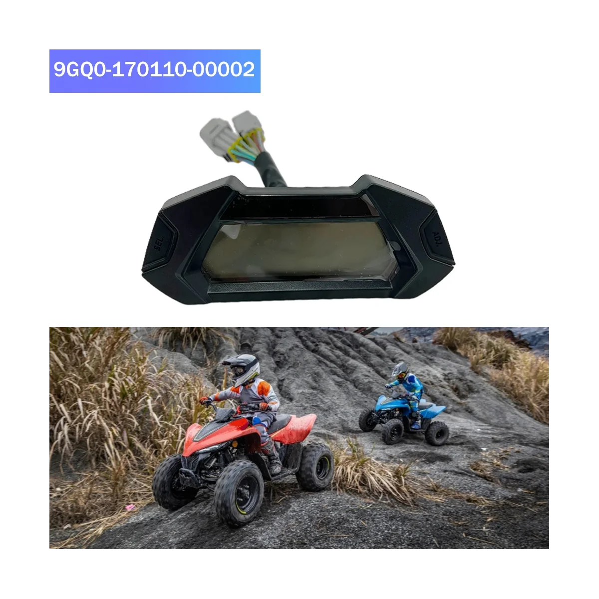 9GQ0-170110-00002 LCD Dashboard Spee eter O eter for CFmoto ATV CF400AU CFORCE 400S 450S CF500AU 520L