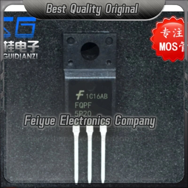 5PCS-20PCS   FQPF5P20 5P20 -3.4A/-200V TO-220F  MOS Best Quality Imported Original