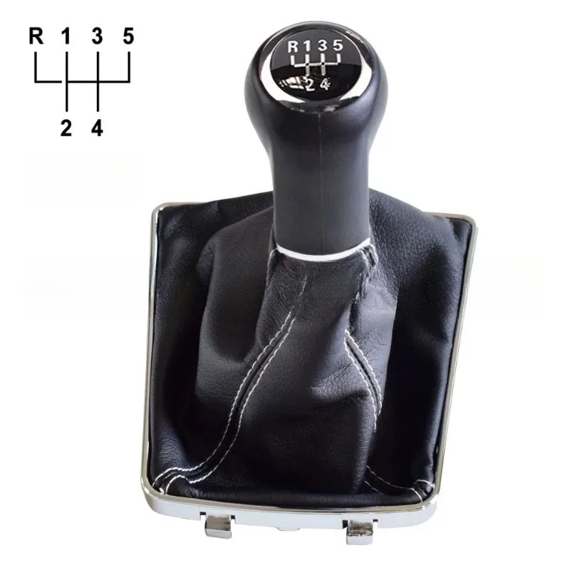 

С кожаным пылезащитным чехлом для H 1,6 2004-2010, ручной 5, 6-скоростной рычаг переключения передач, ручка переключения передач