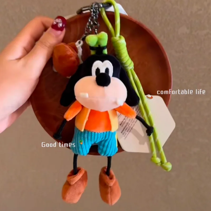 Oryginalne pluszowe breloczki Disneya Myszka Miki Goofy pluszowa zawieszka miękka dekoracja do torby zabawki z kreskówek urocza lalka prezent na urodziny Boże Narodzenie