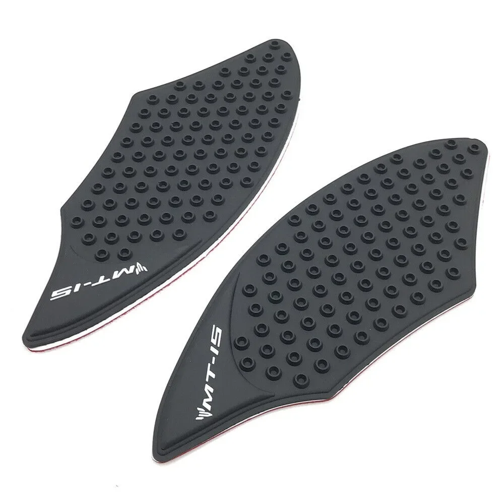 Fuel Tank Side Knee Anti Slip Silicone Pads -Enhance Grip Stability Style Riding for yamaha  mt 15 mt-15 2019-2021