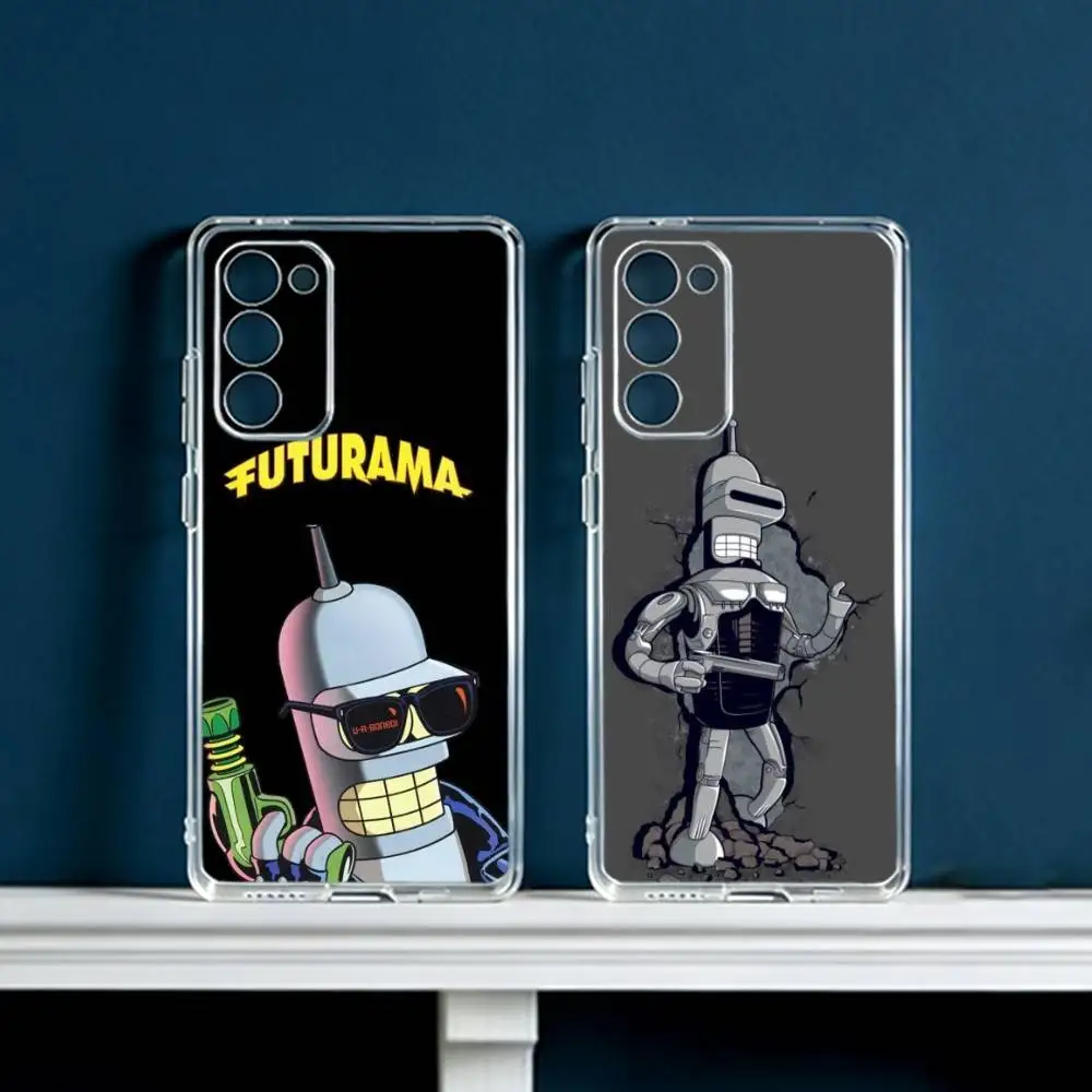 F-Futuramas A-Anime   Phone Case For Samsung Galaxy S24 S25 S23 S22 S21 Plus S24 S25 Transparent Cover Case