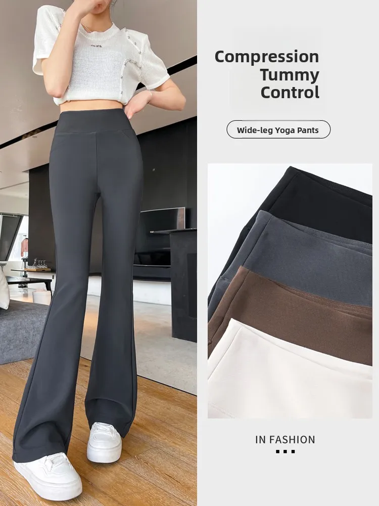 ay ارتفاع الخصر جرس بوت سراويل تقليدية المرأة اليوغا السراويل التخسيس تصميم الخريف جديد Sle Faionable كل مباراة السراويل