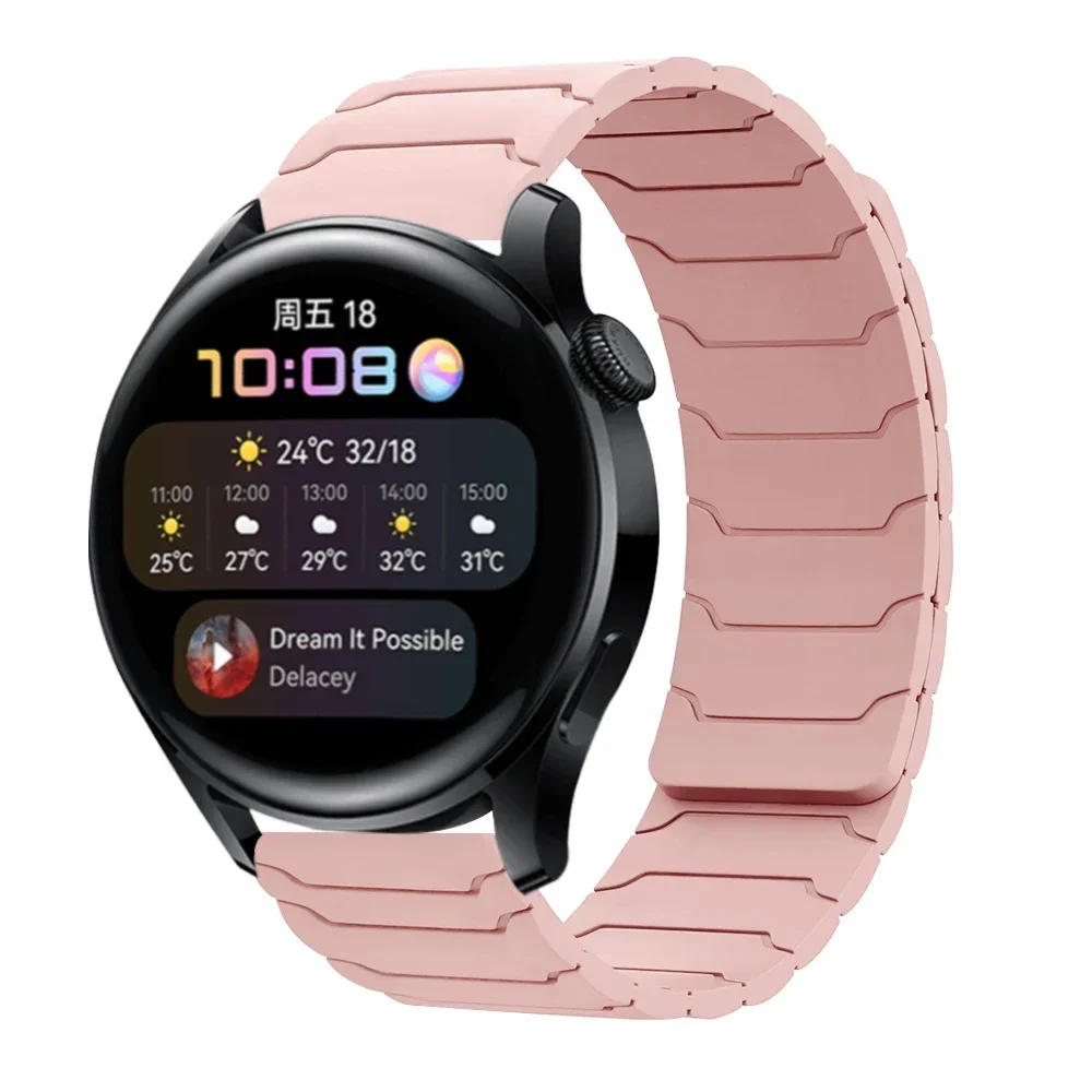 حزام سيليكون لساعة Xiaomi S3 Band S3 esim مغناطيسي قابل للتنفس مقاوم للماء موضة S4 sport S2 S1 pro Color 2 سوار 22 مللي متر