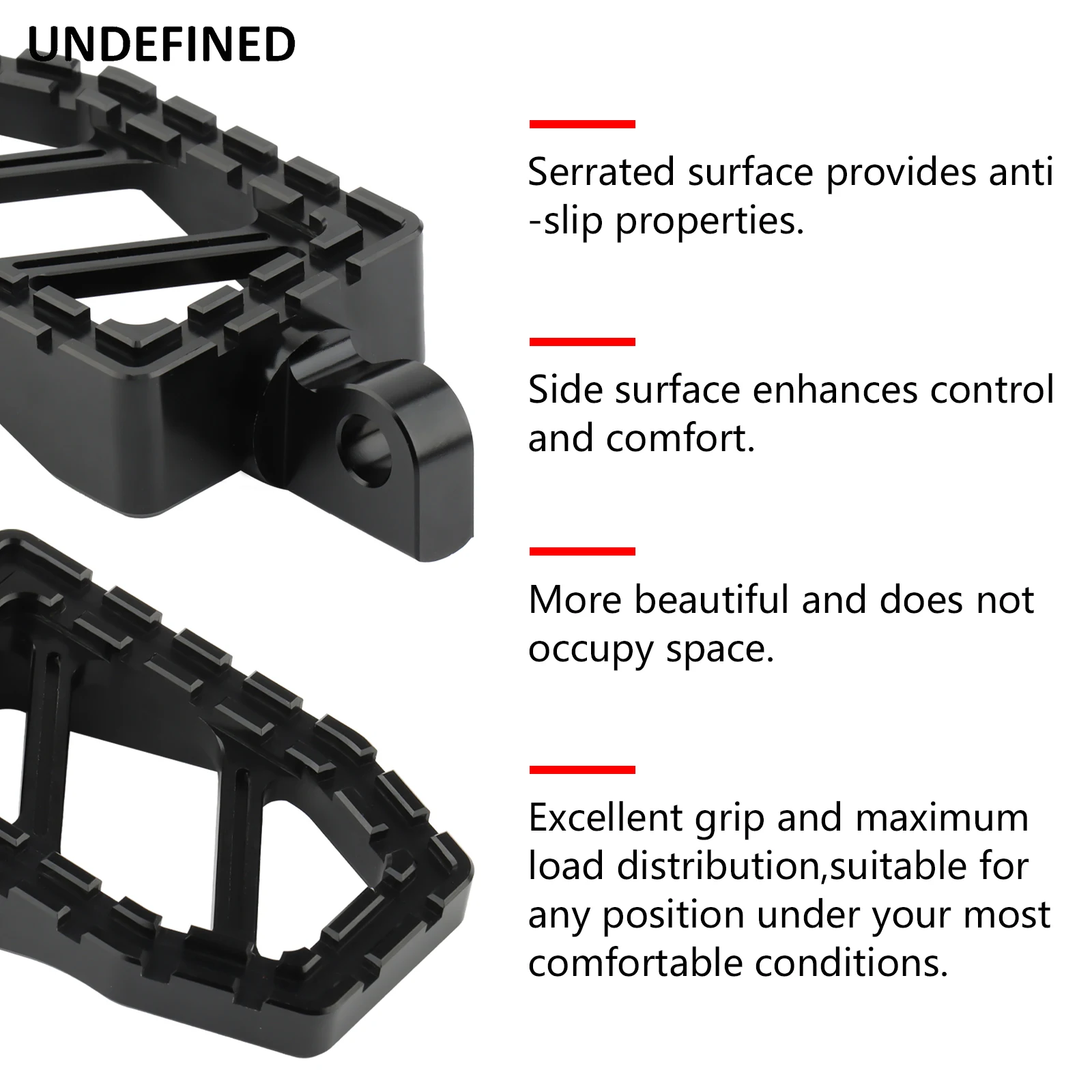 Motorcycle Footpegs Riot Foot Pedal for Harley Sportster Dyna Low Rider Softail Fatboy Touring Street Glide Male-Mount Footrest image 4