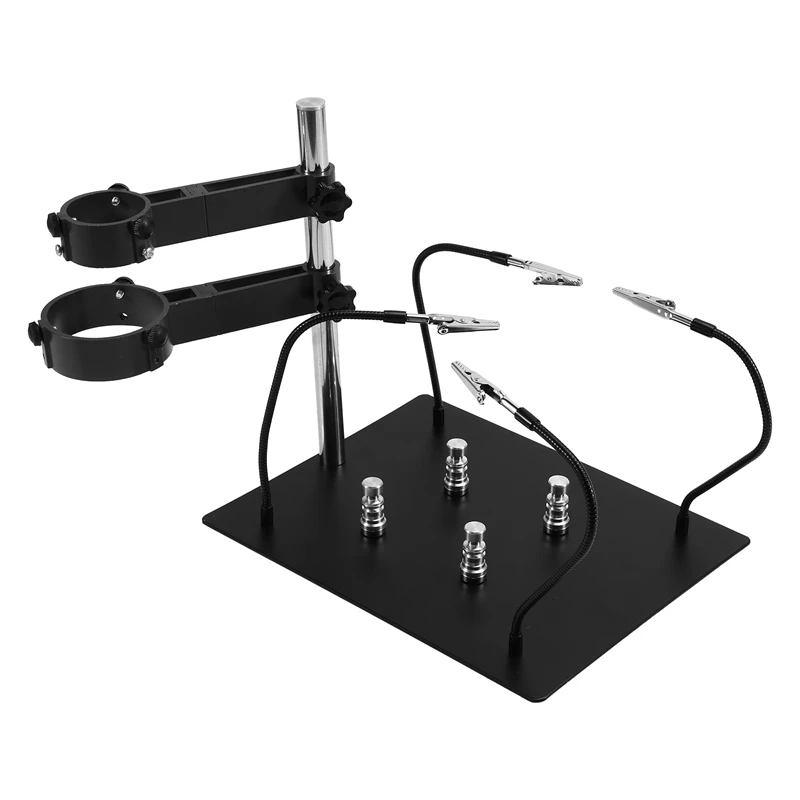 

Hot Air Gun Frame Soldering Iron Holder PCB Clip Soldering Station Heat Gun Stand Welding Tool Black