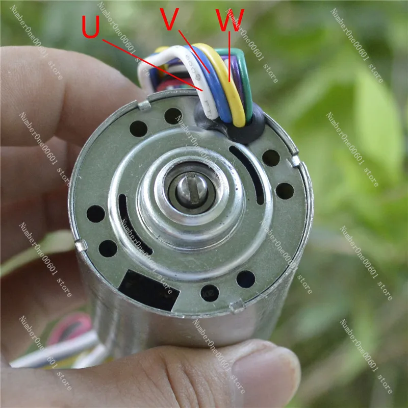 Rotor dalam 3 fase Motor tanpa sikat 775 Motor 8 kawat DC220V untuk percobaan pembangkit daya Diy