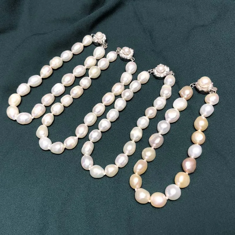 ELEISPL JEWELRY Wholesale 5 Pieces Baroque Mixed Freshwater Pearl Bracelets #2300030-2