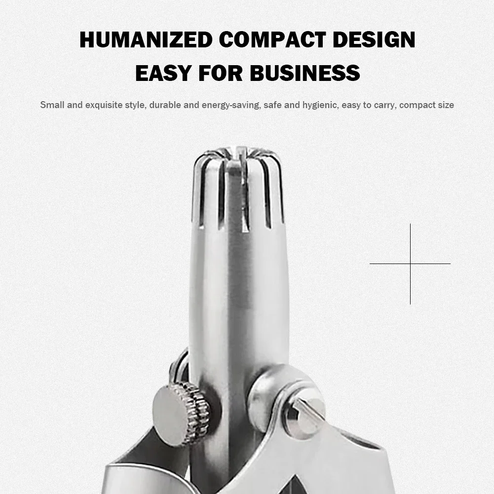 Máy Cắt Tỉa Lông Mũi Cho Nam Mới Thép Không Gỉ Hướng Dẫn Sử Dụng Tông Đơ Máy Cạo Râu Có Thể Rửa Mũi Tai Tông Đơ Cắt Tóc Chuyên Nghiệp Kéo