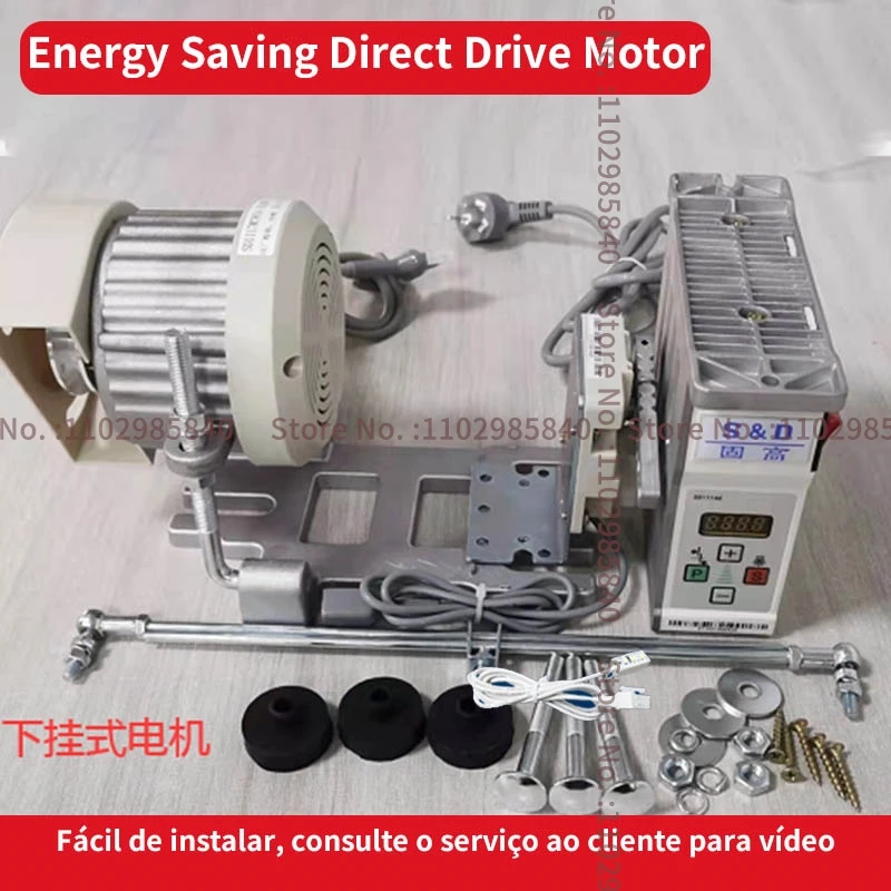 

Energy Saving Direct Drive Motor Control Box Pedal Ac Servo Save Power Brushless Motor 220v 450w for Lockstitch Overlock Machine