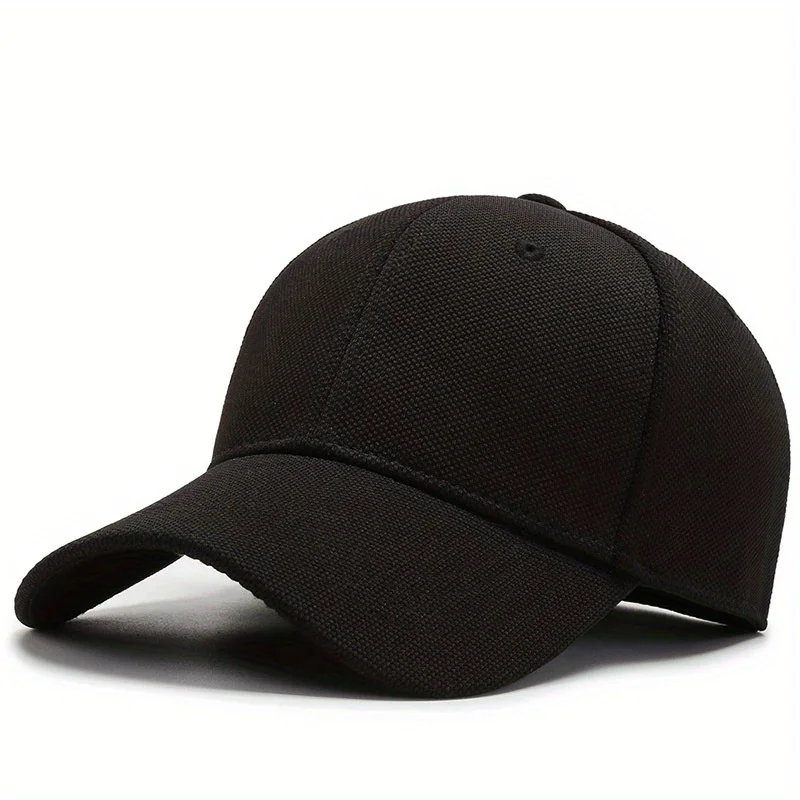 

Fitted Baseball Cap Plain Blank Dad Hat Daily Athletic Caps Outdoor UV Protection Cap with Curved Brim