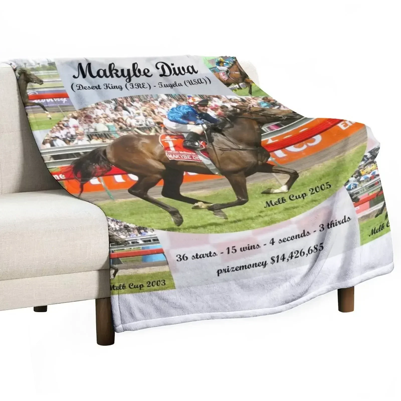 

New Makybe Diva Career Tribute Throw Blanket Luxury St Luxury Designer Blankets