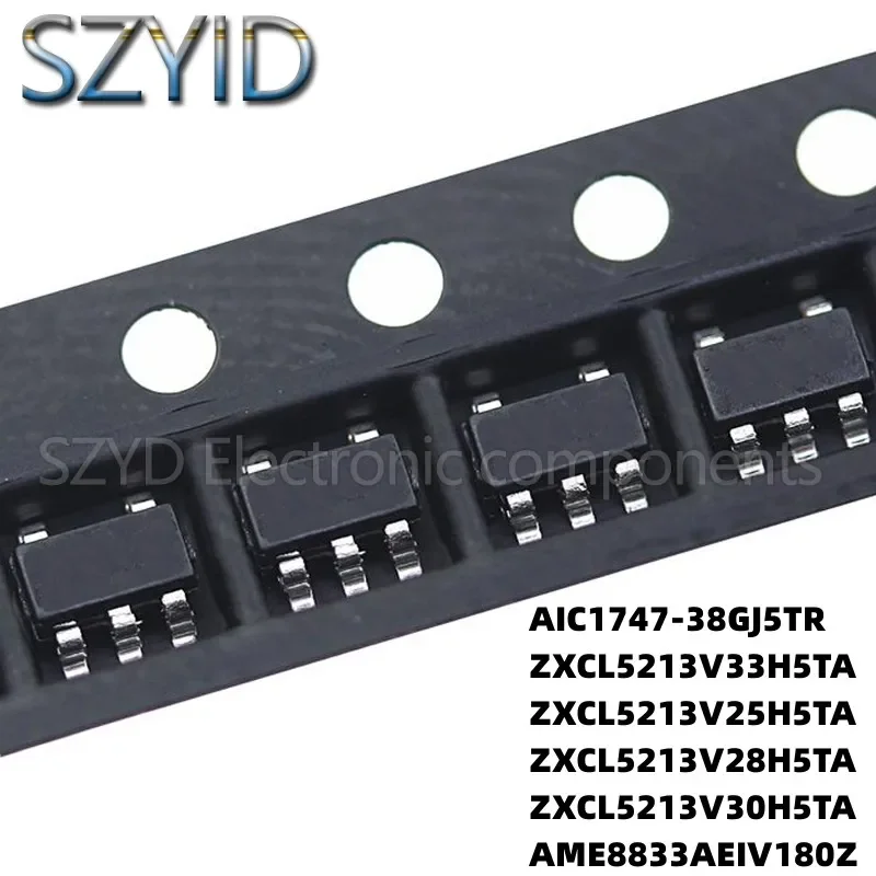 100PCS SC70-5 AIC1747-38GJ5TR ZXCL5213V33H5TA ZXCL5213V25H5TA ZXCL5213V28H5TA ZXCL5213V30H5TA AME8833AEIV180Z