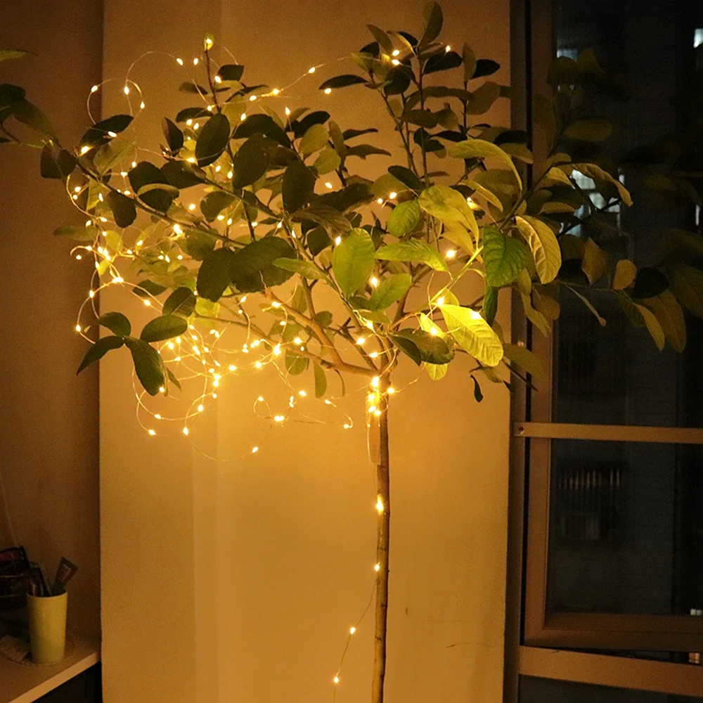 5V USB LED String Light 5M 10M Copper Wire Christmas Fairy Light Remiote Control Holiday Light Wedding Party Decor Waterproof