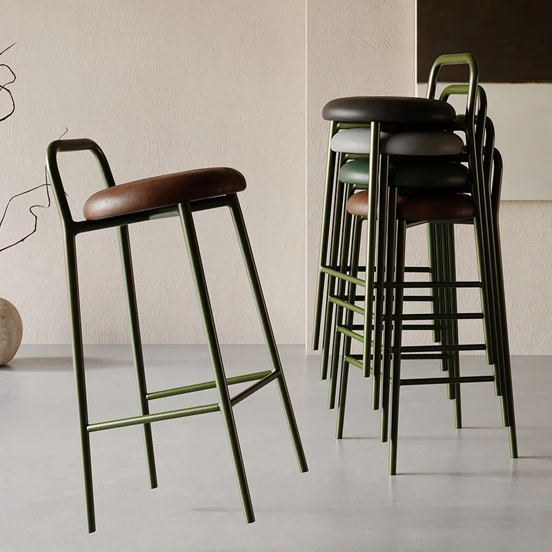 

Bar Chair Professional Makeup Cafe Elegant Chairs Outdoor Minimalist Camping Metal Chaise HauteDesign Bar Furniture Nordic