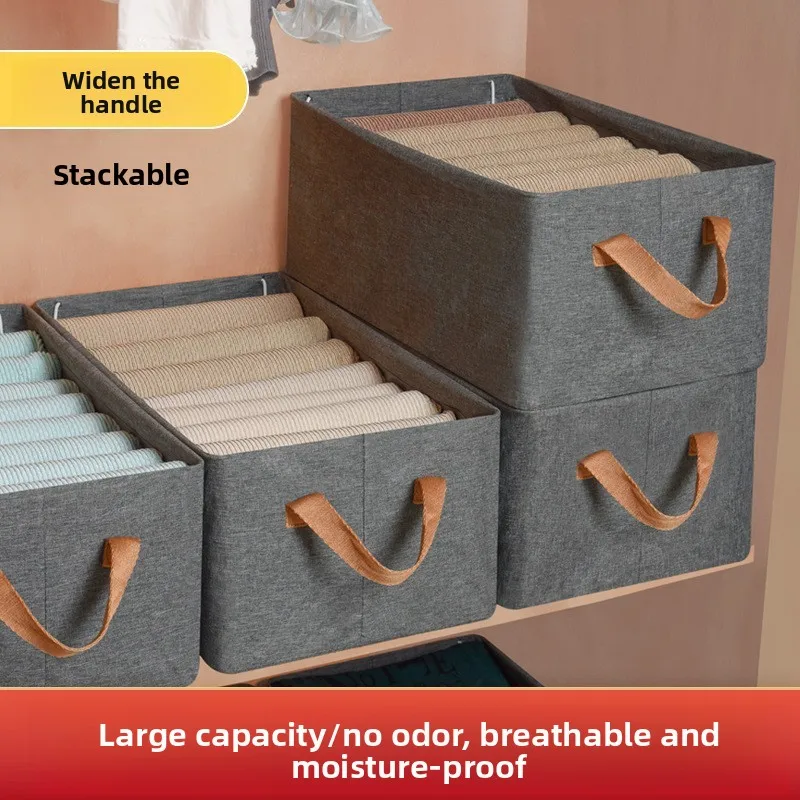 

1pc Dustproof Clothes Quilts Storage Bag Organizers with Handle Non-woven Saving Space Bag Travel Storage Bedroom Bedding Bag