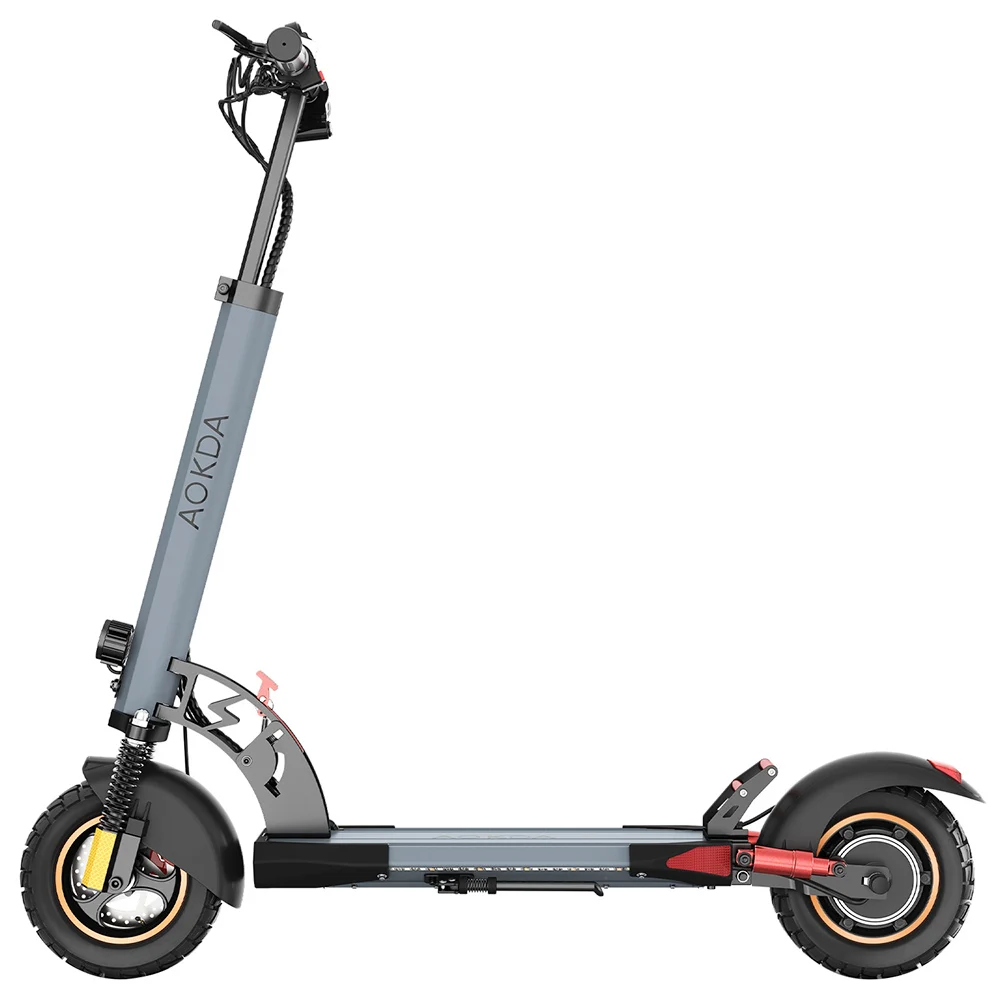 AOKDA A1 Folding Electric Scooter 800W Motor 48V 12.5Ah Battery 10-inch Pneumatic Off-Road Tires 45km/h Max Speed 25km Max Range