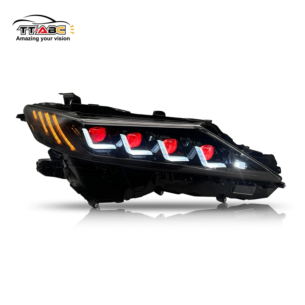 

Новинка 2018-2023 года для Toyota Camry SE/LE/XSE/TRD, система автоматических фар, светодиодные автомобильные фары, 12 В, фара в стиле Devil Eye